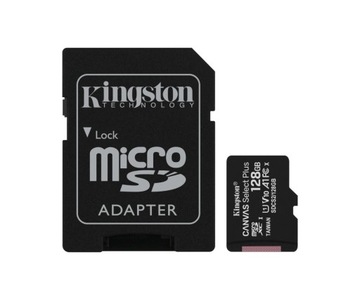 Карта памяти microSD Kingston Canvas Select Plus емкостью 128 ГБ