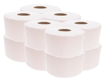 JUMBO PAPIER TOALETOWY BIAŁY DO PODAJNIKÓW 12 ROLEK