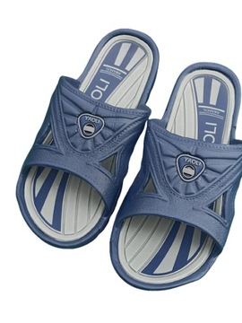 Klapki męskie gumowe basenowe YAOLI navy grey 44