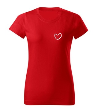 Koszulka T-shirt Serduszko rysunek serce miłość