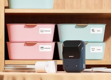 Мини-принтер этикеток NIMBOT B1 Bluetooth 20–50 мм + лента, iOS Android