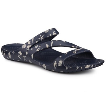 Klapki damskie, sportowe CROCS KADEE II SHELLS PRINT 209773410