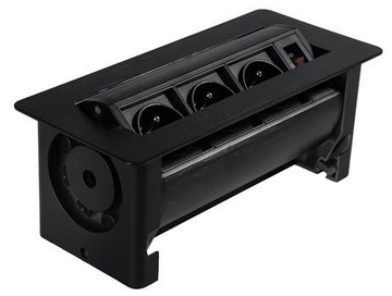 Вращающаяся настольная розетка Spacetronik SPS-O33B