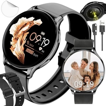 ELEGANCKI ZEGAREK DAMSKI SMARTWATCH EXCLUSIVE PRO polskie MENU ROZMOWY