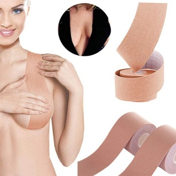 BOOB TAPE ЛЕНТА ДЛЯ ФОРМИРОВАНИЯ ГРУДИ, ПОДНИМАЮЩАЯ ВЫРЕЗАНИЕ