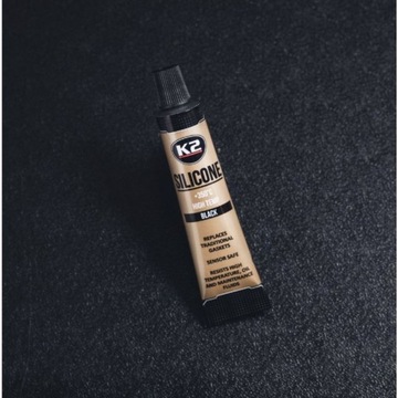 К2 ЧЕРНЫЙ СИЛИКОН ВЫСОКОТЕМПЕРАТУРНЫЙ до +350С 21г