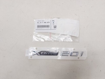 LOGO LITERKI NAPIS EMBLEMAT BMW X2 X1 X DRIVE 20i F48 7406679