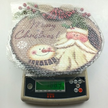 Деревянная рождественская подвеска в деревенском стиле