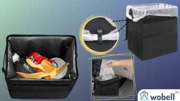 Корзина для мусора водонепроницаемый автомобильный органайзер вместительный прочный гаджет 6 л