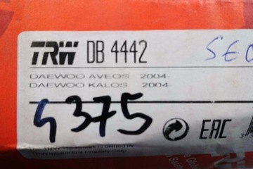 TRW DB4442 Тормозной барабан