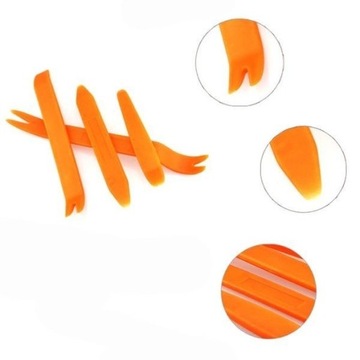 Набор инструментов для вскрытия и демонтажа кожухов - 4 шт - планки декоративные.