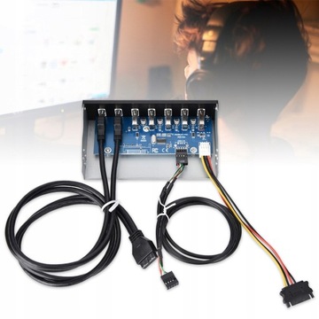 Оптический привод USB3.0, 5,25 дюйма, передняя панель 7