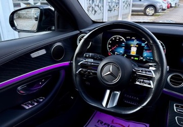 Mercedes Klasa E W213 Kombi Facelifting 2.0 E200 197KM 2020 Mercedes-Benz Klasa E AMG line PANORAMA skory el klapa KAMERA ambiente FUL, zdjęcie 30