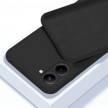 ЧЕХОЛ ДЛЯ REALME C55 СИЛИКОНОВЫЙ ЦВЕТ МЯГКИЙ ЧЕХОЛ + СТЕКЛО