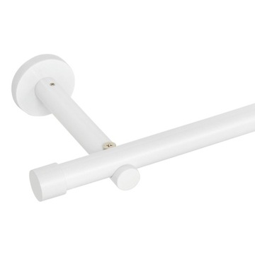 Карниз для оформления окна, белый, 19 мм/150 см