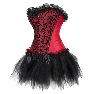 Винтажное кружевное корсетное платье, женский сексуальный атласный корсет