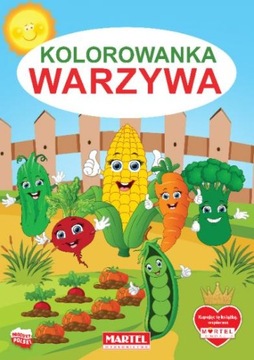 KOLOROWANKA WARZYWA A4 32 STRONY
