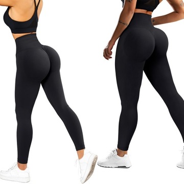 LEGGINSY DAMSKIE PUSH UP FITNESS MODELUJĄCE r.XS