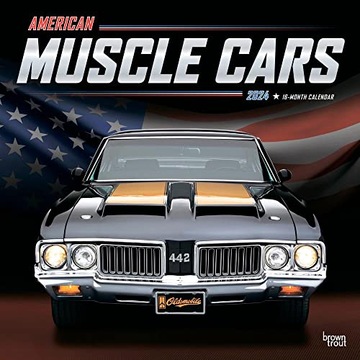 American Muscle Cars OFFICIAL | 2024 12 x 24 Inch Monthly Square Wall