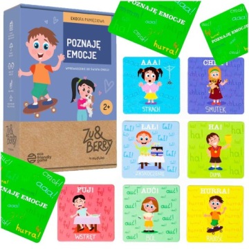 Знакомство с эмоциями Эко-игра на память Zu&Berry