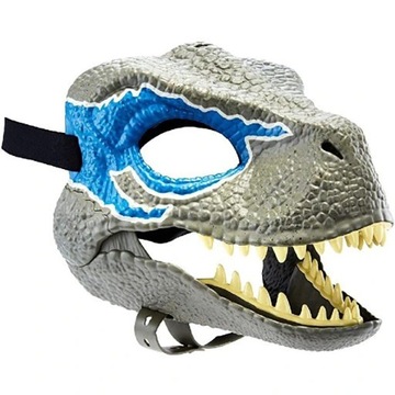 Maska Furry Raptor maska Horror dinozaury ruchome