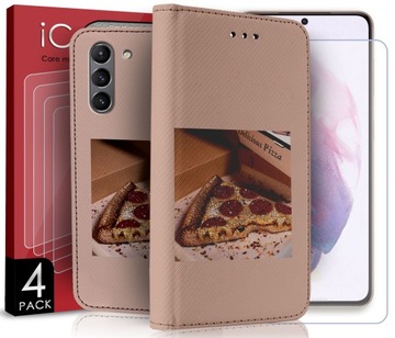 ETUI DO SAMSUNG GALAXY S21 PLUS WZORY + SZKŁO
