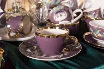 БОЛЬШАЯ КОФЕЙНАЯ ЧАШКА GLAMOUR 400 мл Aurora Gold