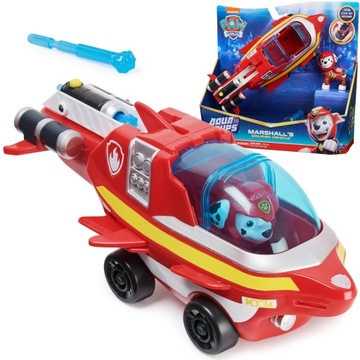 PSI PATROL ZESTAW AQUA PUPS POJAZD Z FIG. MARSHALL