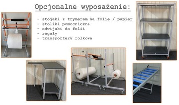 Duży i praktyczny stół do pakowania 200x80x180
