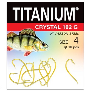 Haczyki Titanium Crystal 182 nr. 4 - Robinson