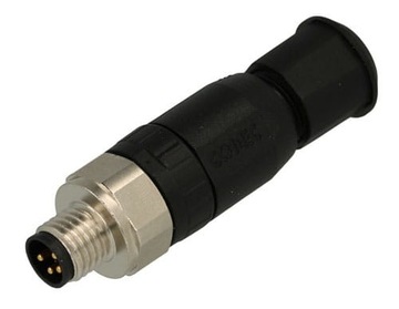 Wtyk męski prosty M8 4-piny (42-00011) Conec