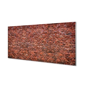 Szklany panel kuchenny Cegła mur vintage 100x50 cm