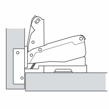 Направляющая FGV на угловой петле 175°