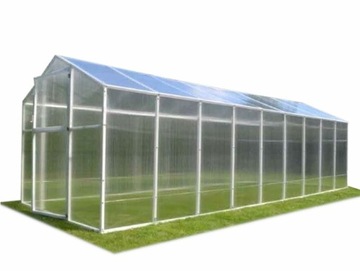 SZKLARNIA OGRODOWA Z POLIWĘGLANU 12m2 TUNEL POLIWĘGLANOWY 210X606 PTF