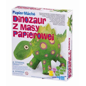 Zrób to sam - Dinozaur z masy papierowej 4M
