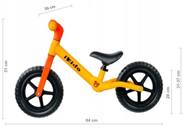 iKido Беговел детский нейлон LIGHT 1,9 кг