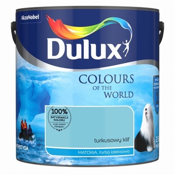 DULUX KOLORY ŚWIATA 2,5L - Turkusowy klif