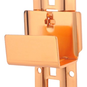 Кронштейн для перил для кровати, шарнирная фурнитура, аксессуары для кровати, шкаф, U-образные балки, розовое золото