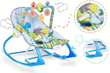 ДЕТСКОЕ ВЕДРО, КАЧАЛКА, ЛЮЛЬКА, ВИБРАЦИИ, МУЗЫКА 3в1 RICOKIDS