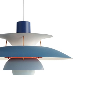 Bar Lampa Wisząca Sufitowa E27 Gradient niebieski