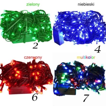 Светодиодные елочные гирлянды 200 программист 8 цветов НДС