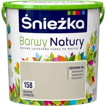 Farba do ścian Barwy Natury 2,5l 158 Skaliste Wyb.