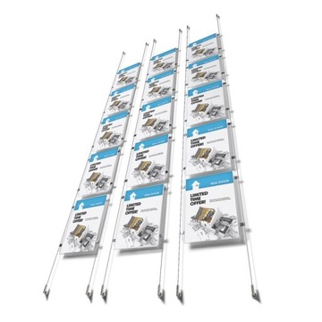 Ramka Plakatowa A4 System Linkowy 5xA4 Zestaw