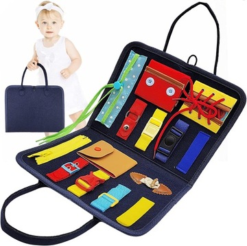 TABLICA MANIPULACYJNA BUSY BOARD MONTESSORI XXL