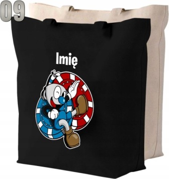 Хлопковая сумка FILUŚ I KUBUŚ CUPHEAD + NAME