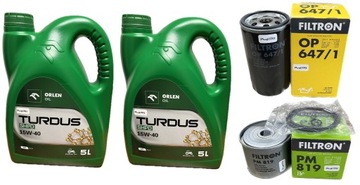 ZESTAW TURDUS 10L FILTRY C360P PERKINS MF255 MF235