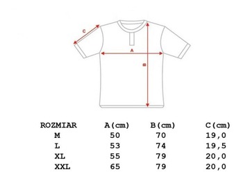 STYLOWA KOSZULKA T-SHIRT Z RYBĄ - BIAŁA RYBA-XL