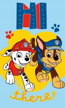 Ręcznik do przedszkola 50x30 ręczniczek PSI PATROL PIESKI PAW PATROL