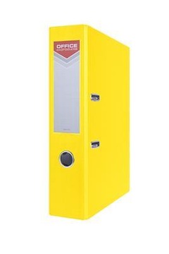 Segregator OFFICE PRODUCTS Officer PP A4 75mm - żó