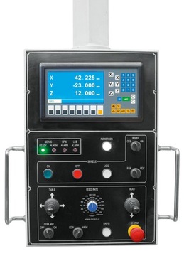 ПРОМЫШЛЕННЫЙ ТЯЖЕЛЫЙ ФРЕЗЕРНЫЙ СТАНОК 2100x500 мм 4xFEED 360